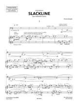 Slackline - Pascal Dusapin - Partition - Violoncelle